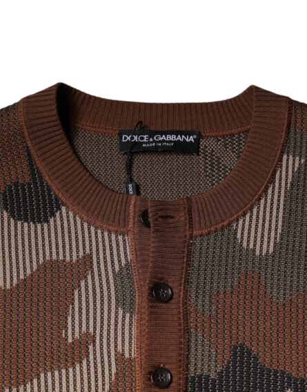 Multicolor Camouflage Men Pullover Sweater - Image 6