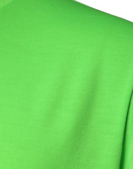 Green Logo Round Neck Short Sleeves T-shirt - Image 4