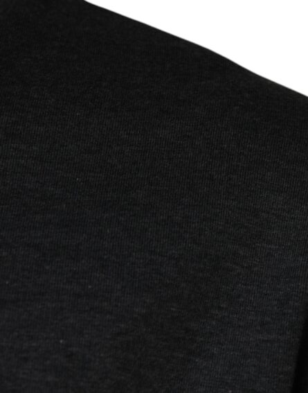 Dark Gray Camouflage Crew Neck T-shirt - Image 4