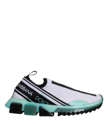 White Blue Sorrento Slip On Sneakers Shoes - Image 5