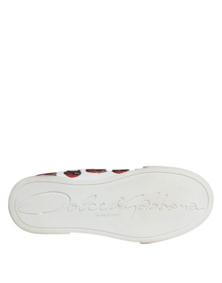 White Devil Face Portofino Sneakers Shoes - Image 8
