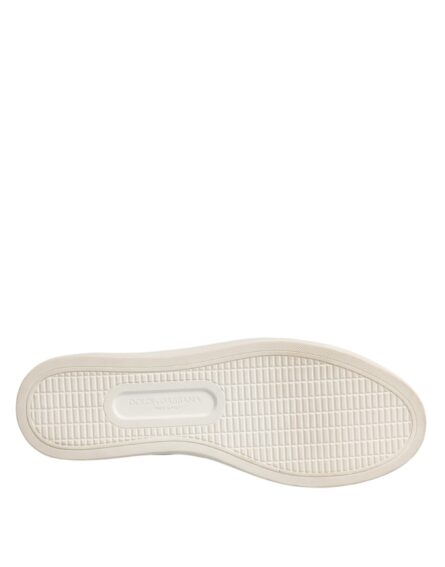 White Classic Calf Leather Sneakers Shoes - Image 5