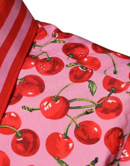 Pink Cherry Cotton Formal MARTINI Dress Shirt - Image 5