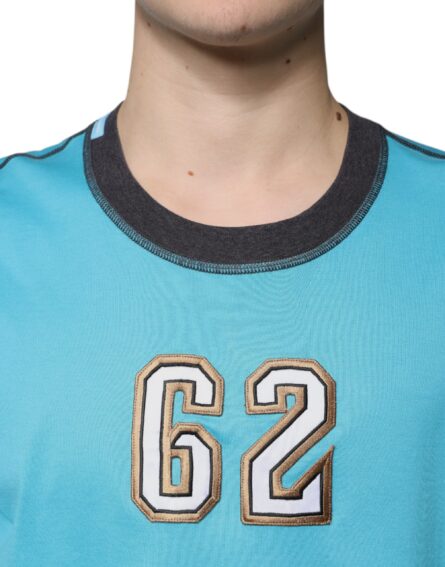 Blue Logo Crew Neck Short Sleeves T-shirt - Image 5