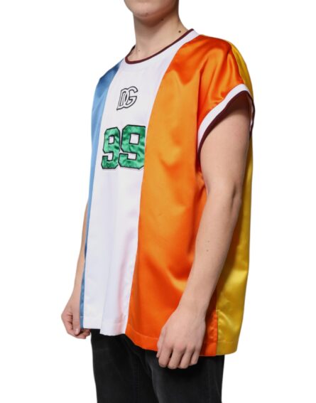 Multicolor Jersey Tank Sleeveless T-shirt - Image 3