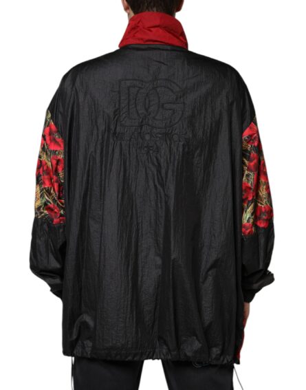 Multicolor Patchwork Men Full Zip Sweater - Image 4