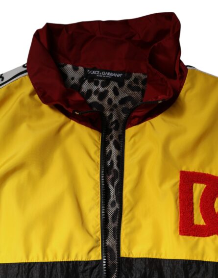 Multicolor Patchwork Men Full Zip Sweater - Image 8