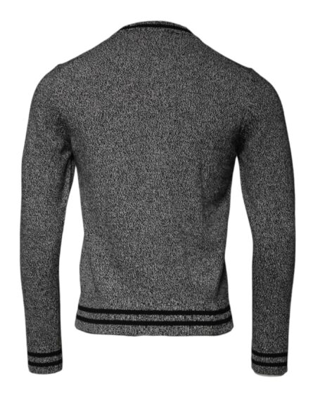 Gray Crown King Cashmere Pullover Sweater - Image 5