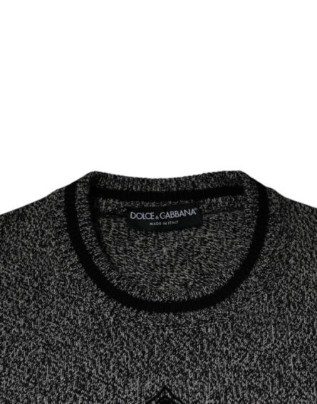 Gray Crown King Cashmere Pullover Sweater - Image 6