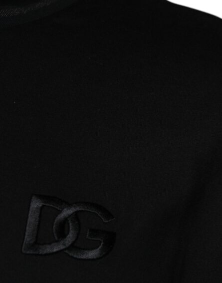 Black Crew Neck Short Sleeve T-shirt - Image 4