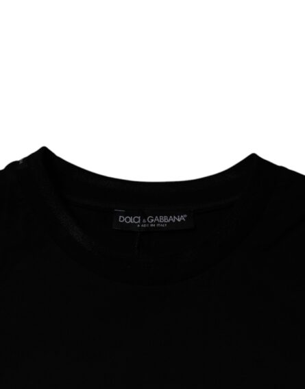 Black Crew Neck Short Sleeve T-shirt - Image 6