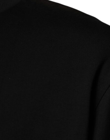 Black Crew Neck Short Sleeve T-shirt - Image 4