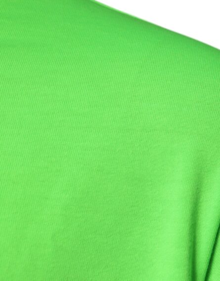 Green DG Logo Cotton Crew Neck T-shirt - Image 4