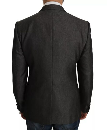 Gray MARTINI 2 Piece Vest Coat Blazer - Image 4