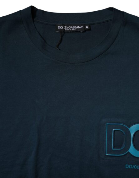 Blue Logo Crew Neck Short Sleeves T-shirt - Image 4