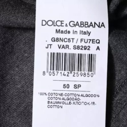 Dark Gray Crew Neck Short Sleeves T-shirt - Image 5