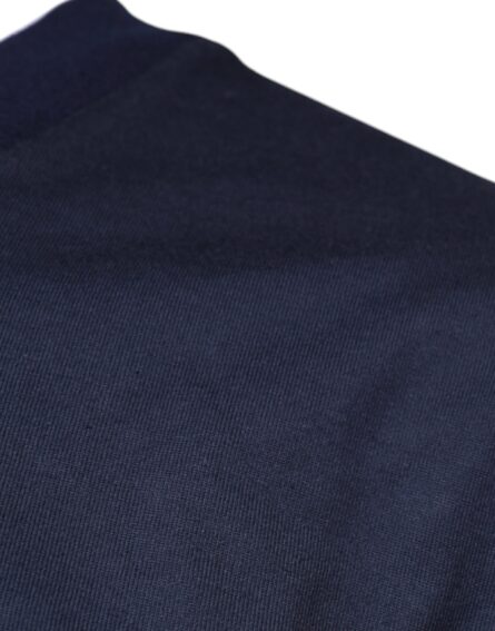 Multicolor Cotton Vneck Short Sleeve T-shirt - Image 4