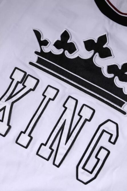 White Jersey Crew Neck Short Sleeves T-shirt - Image 5