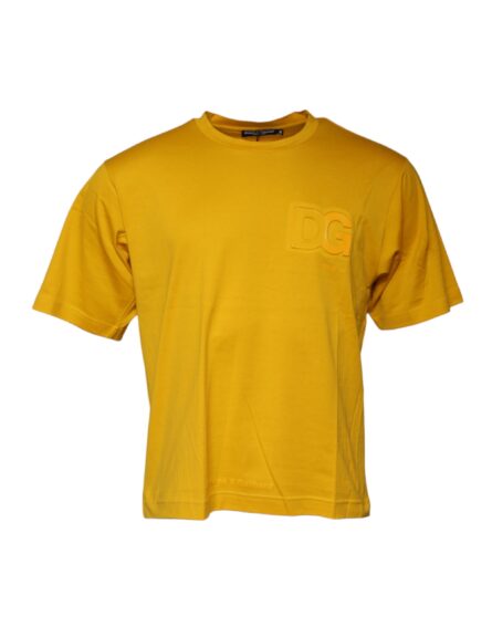 Dark Yellow Logo Crew Neck Short Sleeves T-shirt - Image 2
