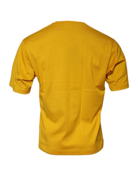 Dark Yellow Logo Crew Neck Short Sleeves T-shirt - Image 3