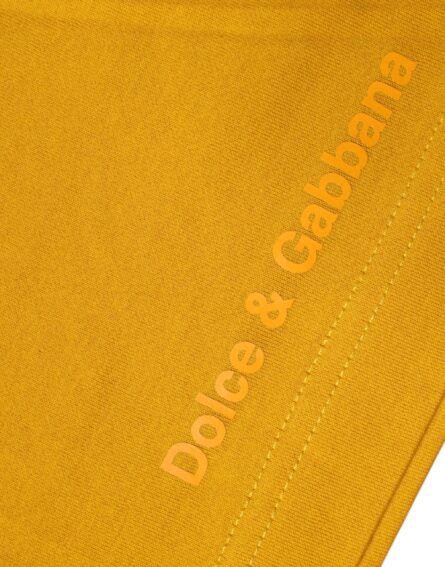 Dark Yellow Logo Crew Neck Short Sleeves T-shirt - Image 5
