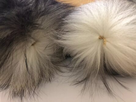 Brown Fox Tail Fur Shawl Neck Wrap Cover Collar Scarf - Image 2