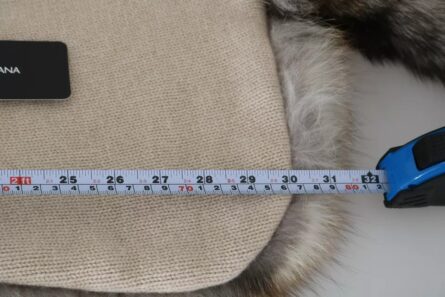 Brown Fox Tail Fur Shawl Neck Wrap Cover Collar Scarf - Image 3
