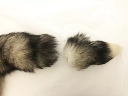 Brown Fox Tail Fur Shawl Neck Wrap Cover Collar Scarf - Image 5