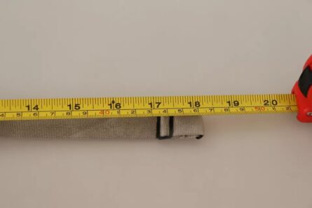 Silver Gray 100% Silk Adjustable Neck Bow Tie - Image 5
