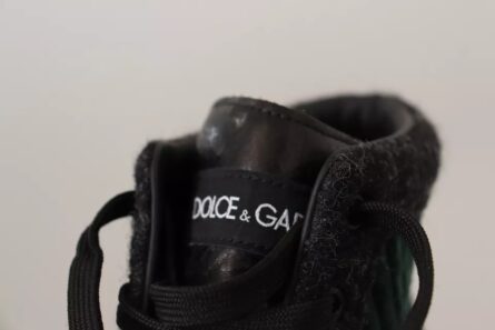 Green Corduroy High Tops Sneakers Mens Casual Shoes - Image 6