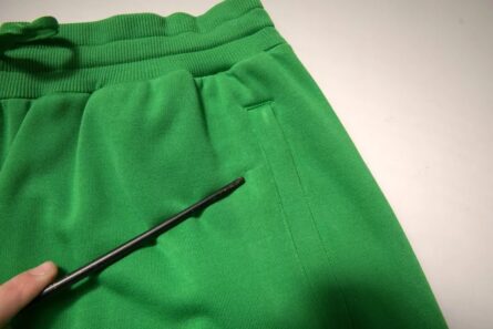 Green Cotton Blend Men Bermuda Shorts - Image 6