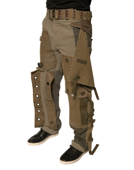 Multicolor Reconstructed Flight Cargo Pants - Image 3