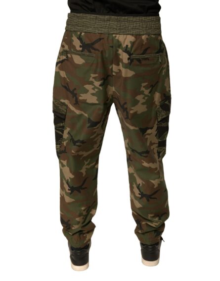 Multicolor Camouflage Cargo Sweatpants Pants - Image 4