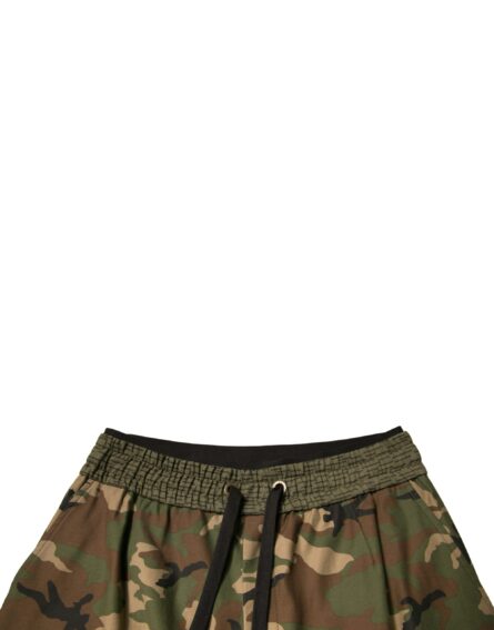 Multicolor Camouflage Cargo Sweatpants Pants - Image 5