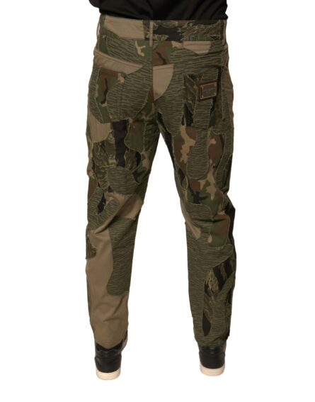 Multicolor Camouflage Cotton Pants - Image 4