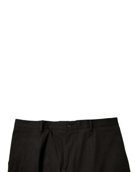 Black Cotton Men Cargo Casual Pants - Image 8