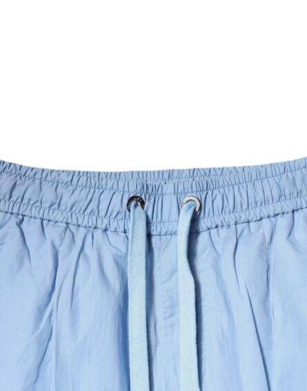 Blue Cotton Jogger Sweatpants Pants - Image 5