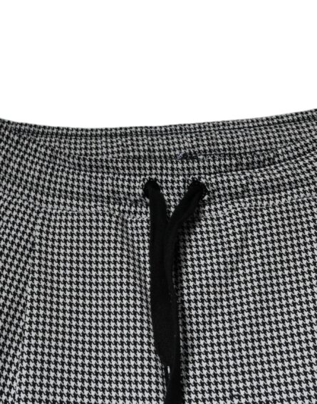 Black White Houndstooth Skinny Dress Pants - Image 5