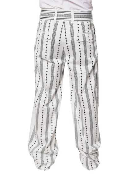 White Straight Formal Dress Pants - Image 4