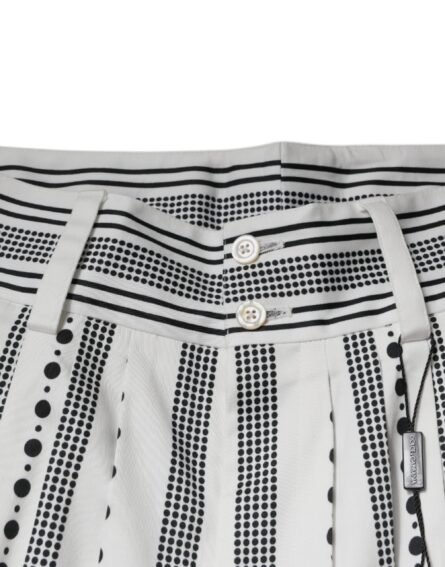 White Straight Formal Dress Pants - Image 5