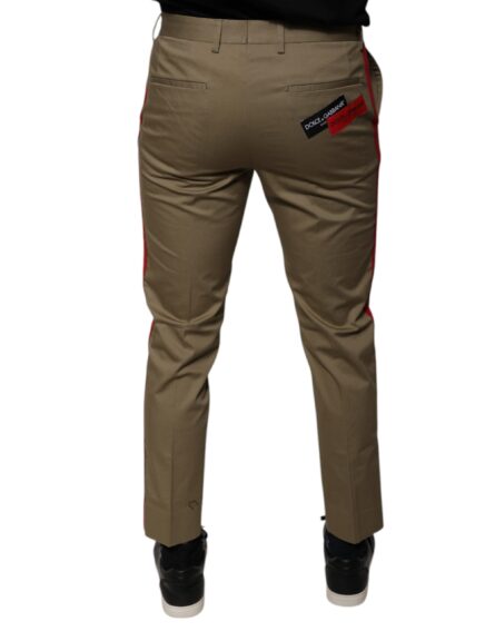 Brown Logo Men Casual Tapered Pants - Image 4