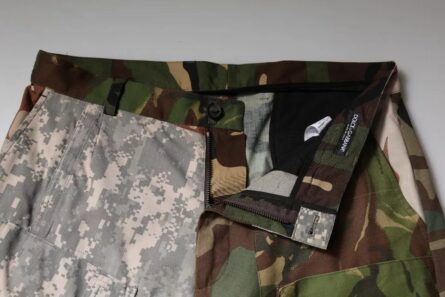 Multicolor Patchwork Camouflage Cargo Pants - Image 7