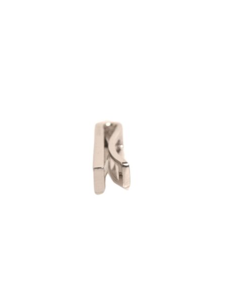 Silver Tone Brass Logo Branded Tie Clip Bar - Image 3