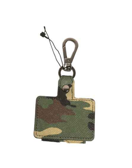 Multicolor Camouflage Leather Metal Airpods Case - Image 4