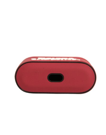 Red PVC Embossed Logo Plaque Holder Airpods Case - Image 5