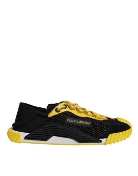 Black Yellow Low Top NS1 Sneakers Shoes - Image 6
