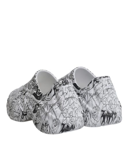 White Black Graffiti Daymaster Sneakers Shoes - Image 4