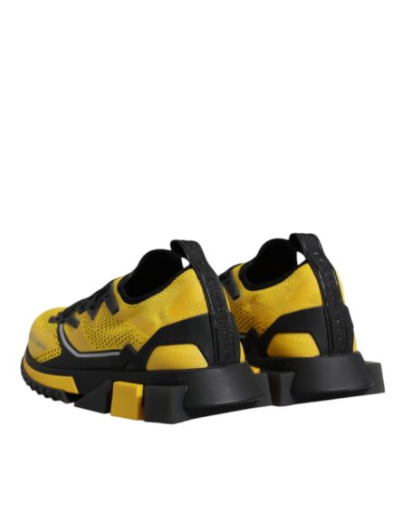 Yellow SORRENTO Sport Stretch Sneakers Shoes - Image 4
