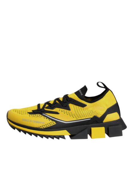 Yellow SORRENTO Sport Stretch Sneakers Shoes - Image 5