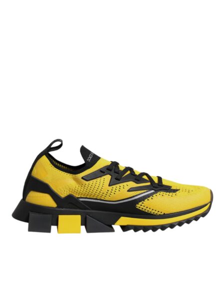 Yellow SORRENTO Sport Stretch Sneakers Shoes - Image 7